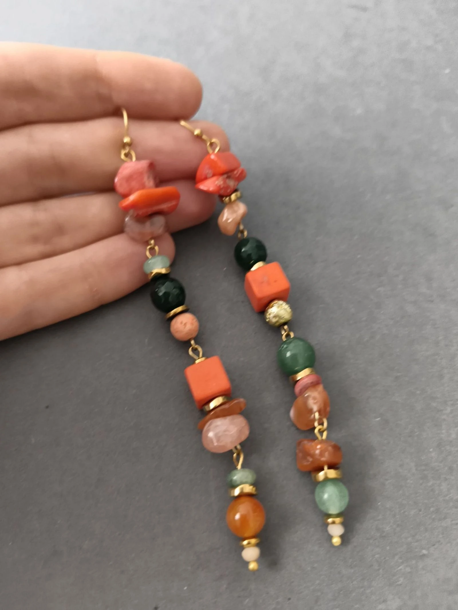 Pendientes de múltiples piedras – photo 5